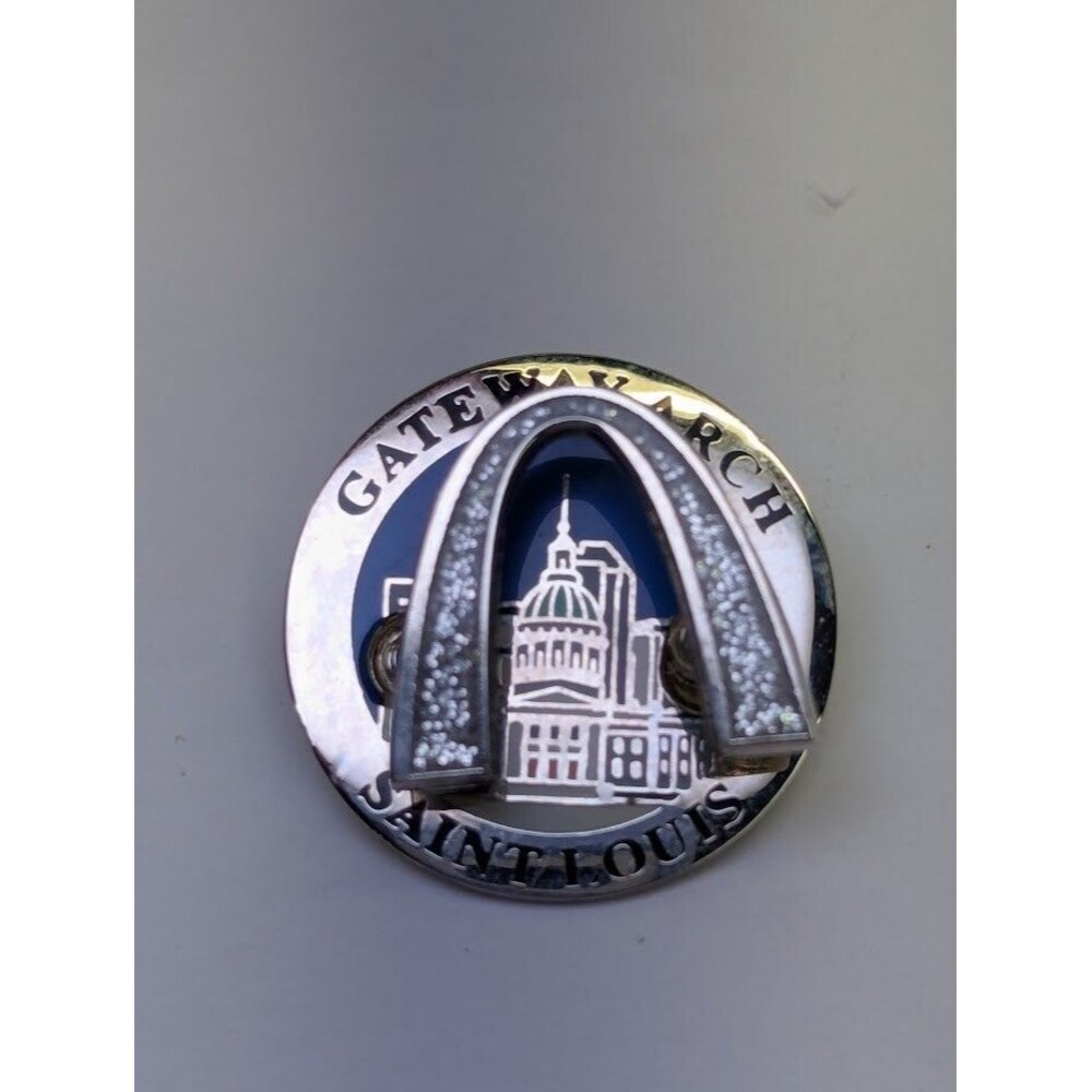 St. Louis Missouri 3D Gateway Arch Lapel Hat Pin 3D